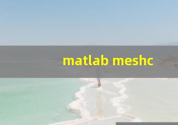 matlab meshc